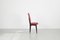 Kitchen Chair with Red Synthetic Leather Cover, 1960s, Image 7