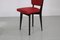 Kitchen Chair with Red Synthetic Leather Cover, 1960s 12