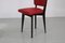 Kitchen Chair with Red Synthetic Leather Cover, 1960s, Image 12