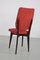 Kitchen Chair with Red Synthetic Leather Cover, 1960s 18