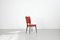 Kitchen Chair with Red Synthetic Leather Cover, 1960s, Image 5