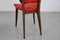 Kitchen Chair with Red Synthetic Leather Cover, 1960s, Image 13