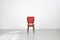 Kitchen Chair with Red Synthetic Leather Cover, 1960s 4