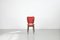 Kitchen Chair with Red Synthetic Leather Cover, 1960s, Image 4