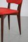 Kitchen Chair with Red Synthetic Leather Cover, 1960s 18