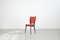 Kitchen Chair with Red Synthetic Leather Cover, 1960s, Image 8