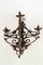Hand-Made Wrought Iron Chandelier, 1800s 4