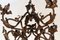 Hand-Made Wrought Iron Chandelier, 1800s 5