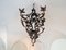 Hand-Made Wrought Iron Chandelier, 1800s 2