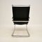 Vintage Italian Steel and Leather Rocking Chair attributed to Fasem, 1970s 7