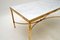 Vintage French Brass and Marble Coffee Table, 1970s, Image 7