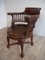 Captain's Swivel Desk Chair in Oak, England, 1900s 13