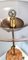 Vintage Messing Teleskop Stehlampe mit Roten Travertin Marmorplatten, Italien, 1920er 7