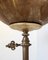 Vintage Brass Telescopic Floor Lamp with Red Travertine Marble Tops, Italy, 1920s 10