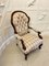 Victorian Carved Walnut Armchair, 1860s, Image 1