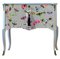 Gustavian Style Commode with Christian Lacroix Butterfly DeCOR, 1950s 1