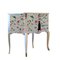 Gustavian Style Commode with Christian Lacroix Butterfly DeCOR, 1950s 2