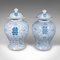 Chinesische Vintage Art Deco Keramikvasen, 1940er, 2er Set 3