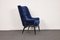 Vintage Silk Velvet Armchair-Club Chair by Júlia Gaubek, Hungary, 1976 12