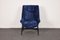 Vintage Silk Velvet Armchair-Club Chair by Júlia Gaubek, Hungary, 1976 3