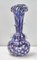 Vintage Blue Murano Glass Vase attributed to Fratelli Toso with Murrines, Italy, 1960s 9