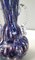 Vintage Blue Murano Glass Vase attributed to Fratelli Toso with Murrines, Italy, 1960s 12