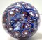 Vintage Blue Murano Glass Vase attributed to Fratelli Toso with Murrines, Italy, 1960s 15