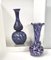 Vintage Blue Murano Glass Vase attributed to Fratelli Toso with Murrines, Italy, 1960s, Image 5