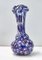 Vintage Blue Murano Glass Vase attributed to Fratelli Toso with Murrines, Italy, 1960s 10