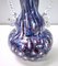 Vintage Blue Murano Glass Vase attributed to Fratelli Toso with Murrines, Italy, 1960s 13