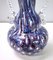 Vintage Blue Murano Glass Vase attributed to Fratelli Toso with Murrines, Italy, 1960s, Image 13