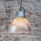 Vintage Industrial Clear Glass Pendant Lights by Holophane, France, Image 5