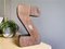 Large Industrial Portuguese Wooden Block Signage Letters M O Z, 1950s, Set of 3 17