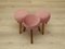 Repose-Pieds Roses, Danemark, 1960s, Set de 3 3