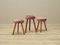 Danish Pink Footstools, 1960s, Set of 3, Image 2