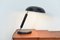 Vintage Swiss Black Metal & Wood Table Lamp, Image 1