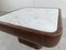 Leather and Marble Coffee Table from de Sede, 1970s 4