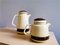 Portugiesische Tee- und Kaffeekanne aus glasierter Keramik von Sado International, 1960er, 2er Set 2