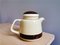 Portugiesische Tee- und Kaffeekanne aus glasierter Keramik von Sado International, 1960er, 2er Set 7