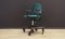 Danish Green Office Armchair, 1970s 6