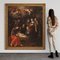 Religiöser Künstler, Anbetung der Hirten, 1630, Öl auf Leinwand, gerahmt 3
