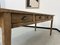 French Pine Farm Table with Drawers, 1950s 11