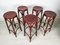 Bistrot Bar Stools, 1980s, Set of 5, Image 1