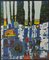 Friedensreich Hundertwasser, Landschaft, Siebdruck, 1980er 1