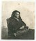 Charles Amand Durand nach Rembrandt, Rembrandts Mutter mit schwarzem Schleier I - Gravur, 19. Jh. 1