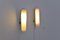 Lampade da parete vintage in ottone e acrilico, set di 2, Immagine 4