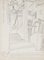 Sconosciuto, Paesaggio, matita su carta, 1948, Immagine 1
