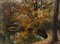 Gerhard Haenisch, Bosque de otoño, óleo, siglo XIX, Imagen 2