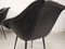 Vintage Black Skai Armchairs, 1960s, Set of 2, Image 9