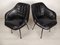 Fauteuils Vintage en Skaï Noir, 1960s, Set de 2 7